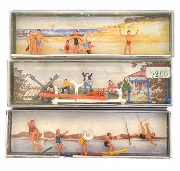 15 st, Merten miniatyr figurer HO