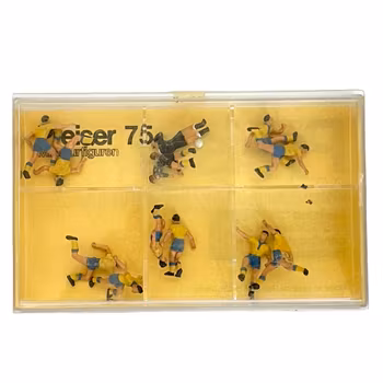 11 st, Preiser och Fleischmann miniatyr figurer HO