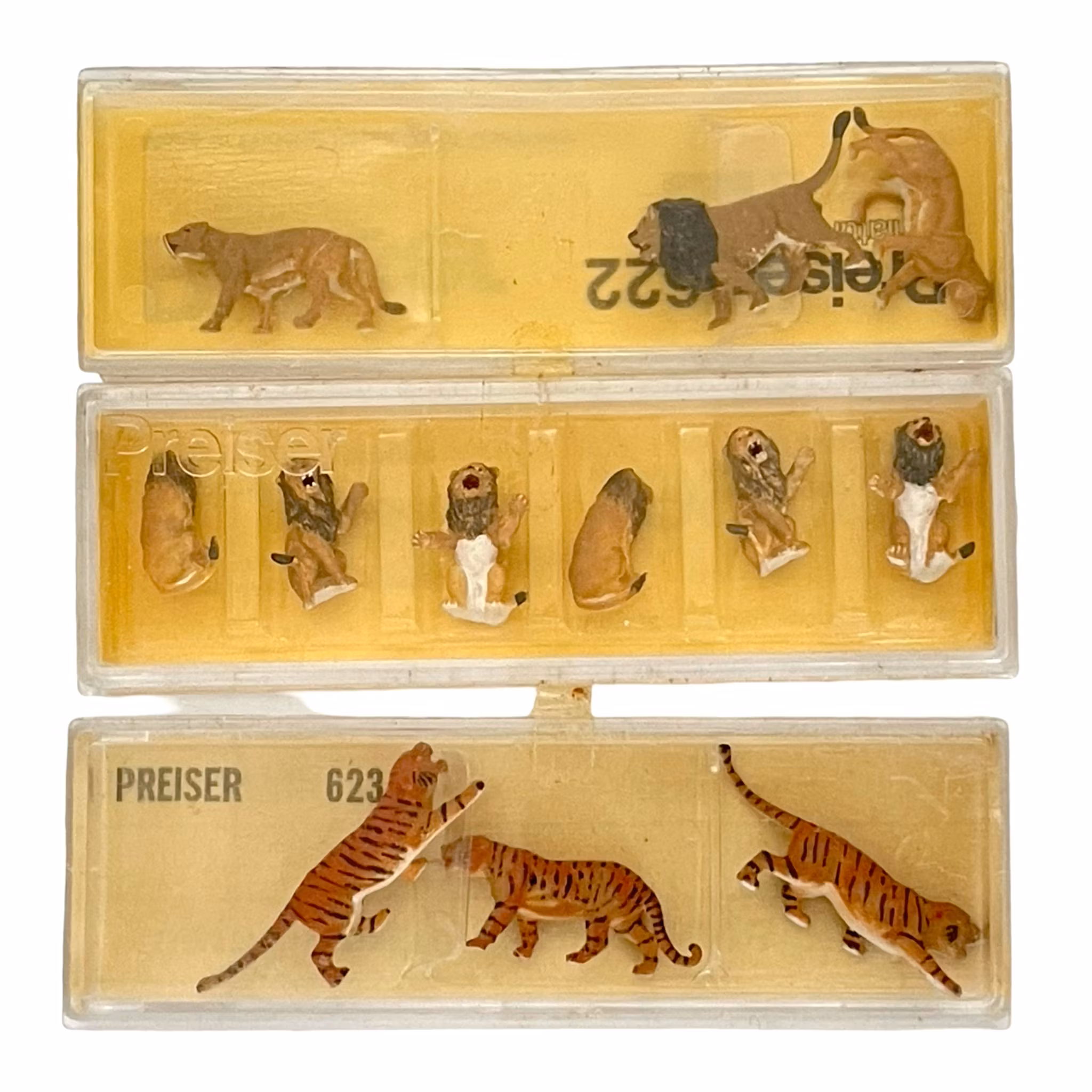 11 kpl, Preiser ja Fleischmann pienoishahmot HO