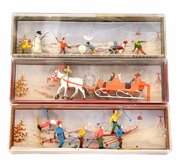 15 st, Merten miniatyr figurer HO