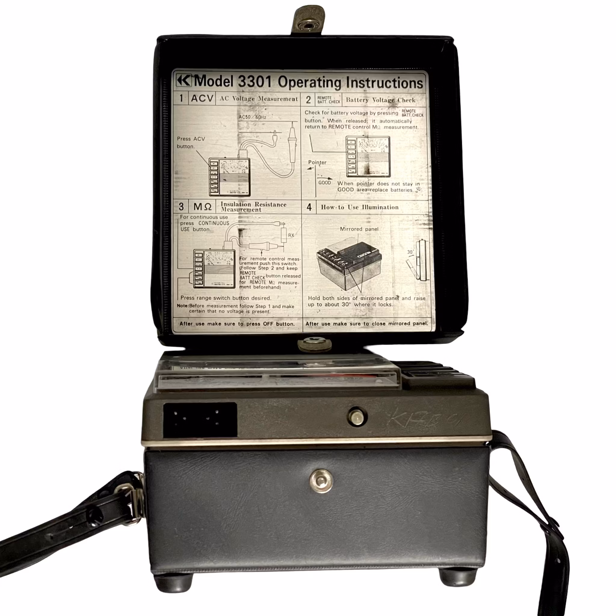 Kyoritsu 3301, 02 Isolasjonsmotstandstester / AC-spenningsmåler