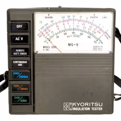 Kyoritsu 3301, 02 Testeur de résistance d'isolation / Compteur de tension CA