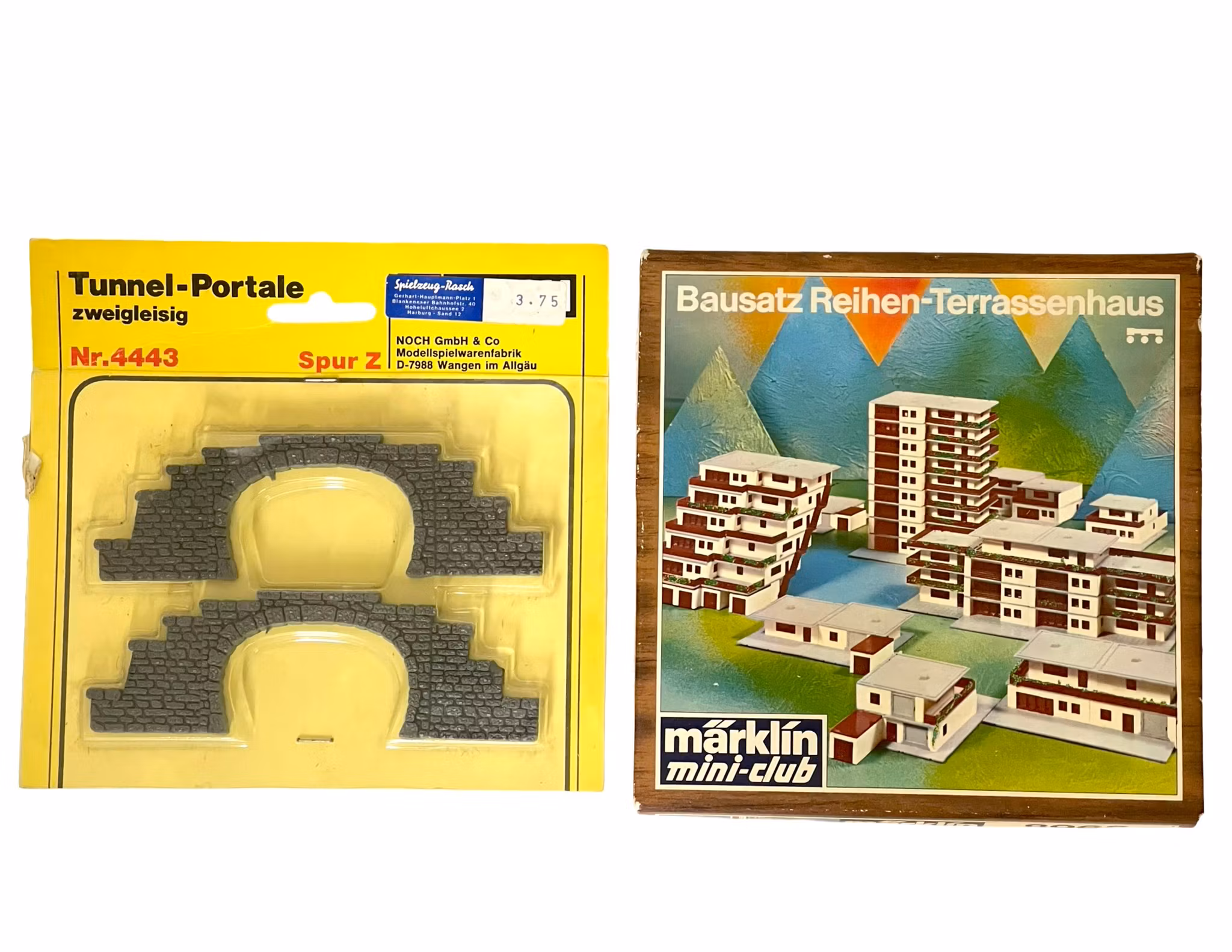 Märklin Z Mini-Club 8968 & Noch super Z, Tunnel-Portal 4443