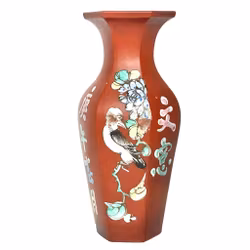 Chinese vaas, Qing-dynastie (1644-1912), gestempeld