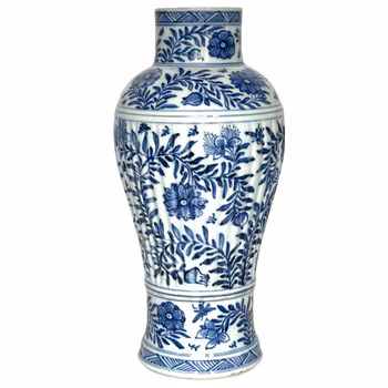 Kinesisk porslin vas, Kangxi period (1662-1722)