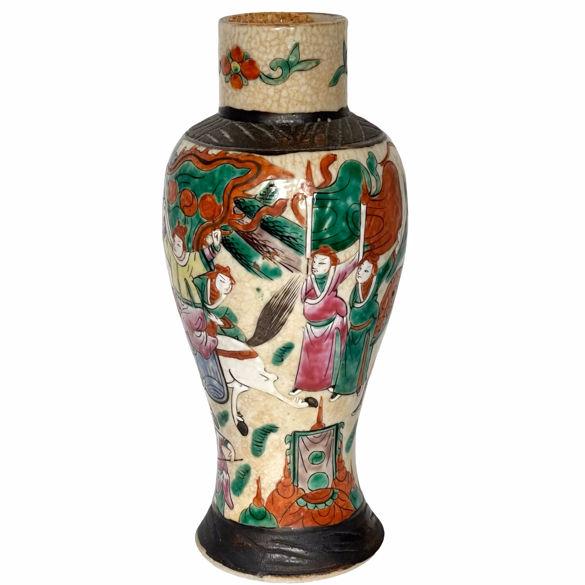 Antik kinesisk porselensvase, signert