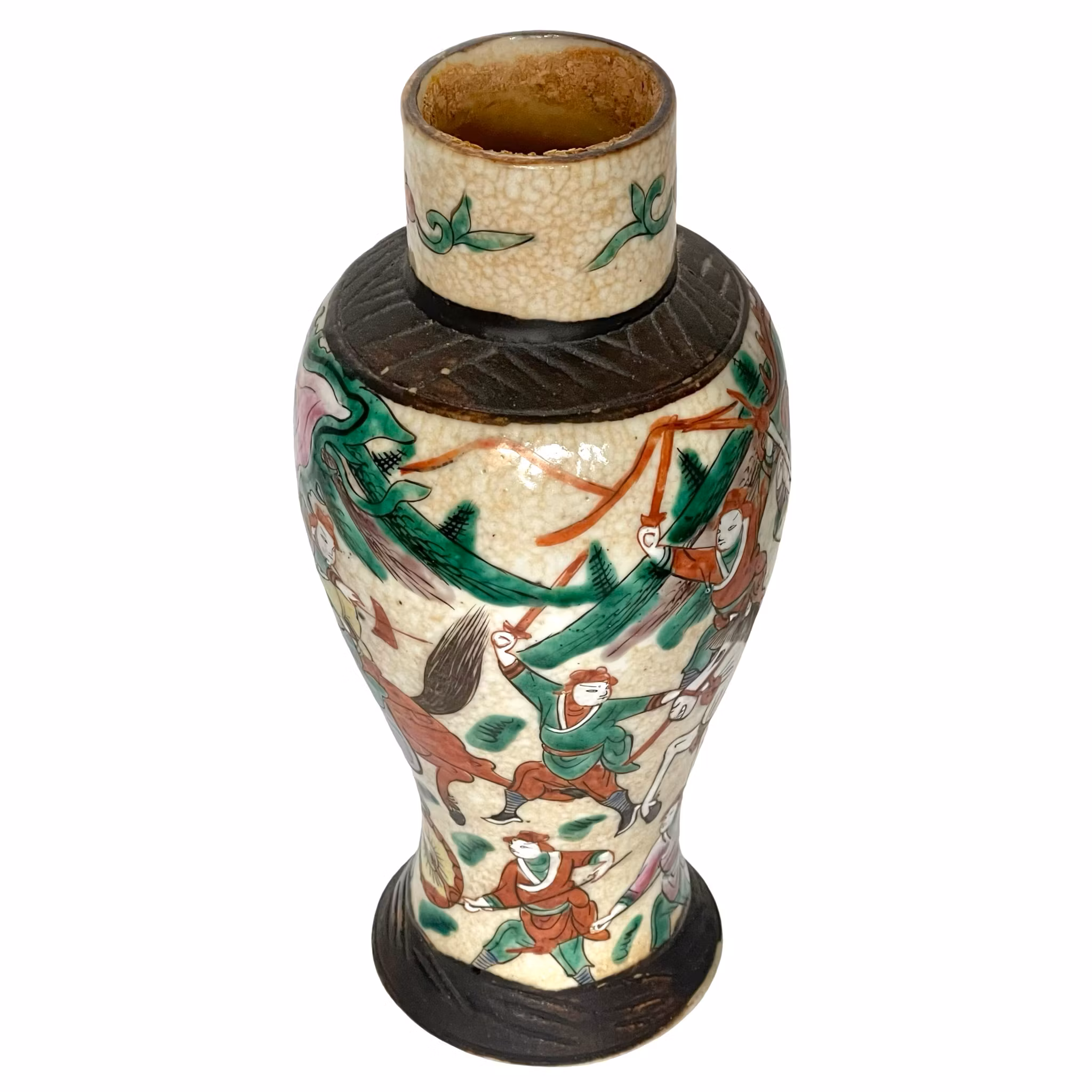 Antik kinesisk porselensvase, signert