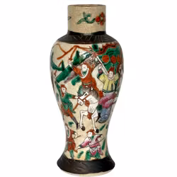 Antique Chinese porcelain vase, signed