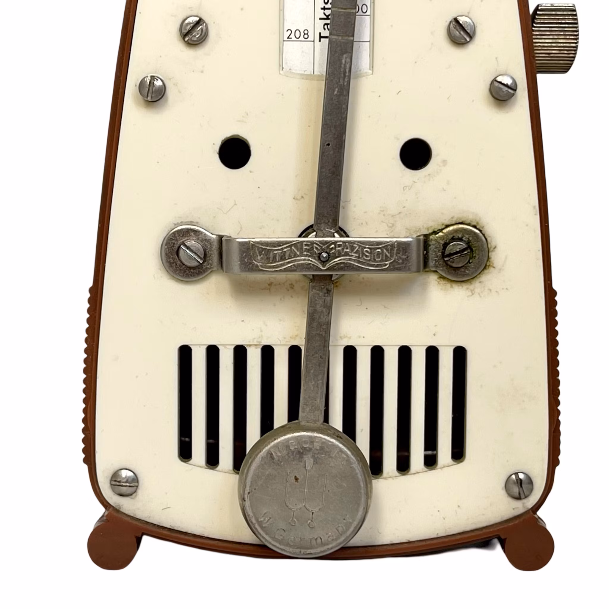 Metronomo vintage Wittner Prazision Tactell, Germania