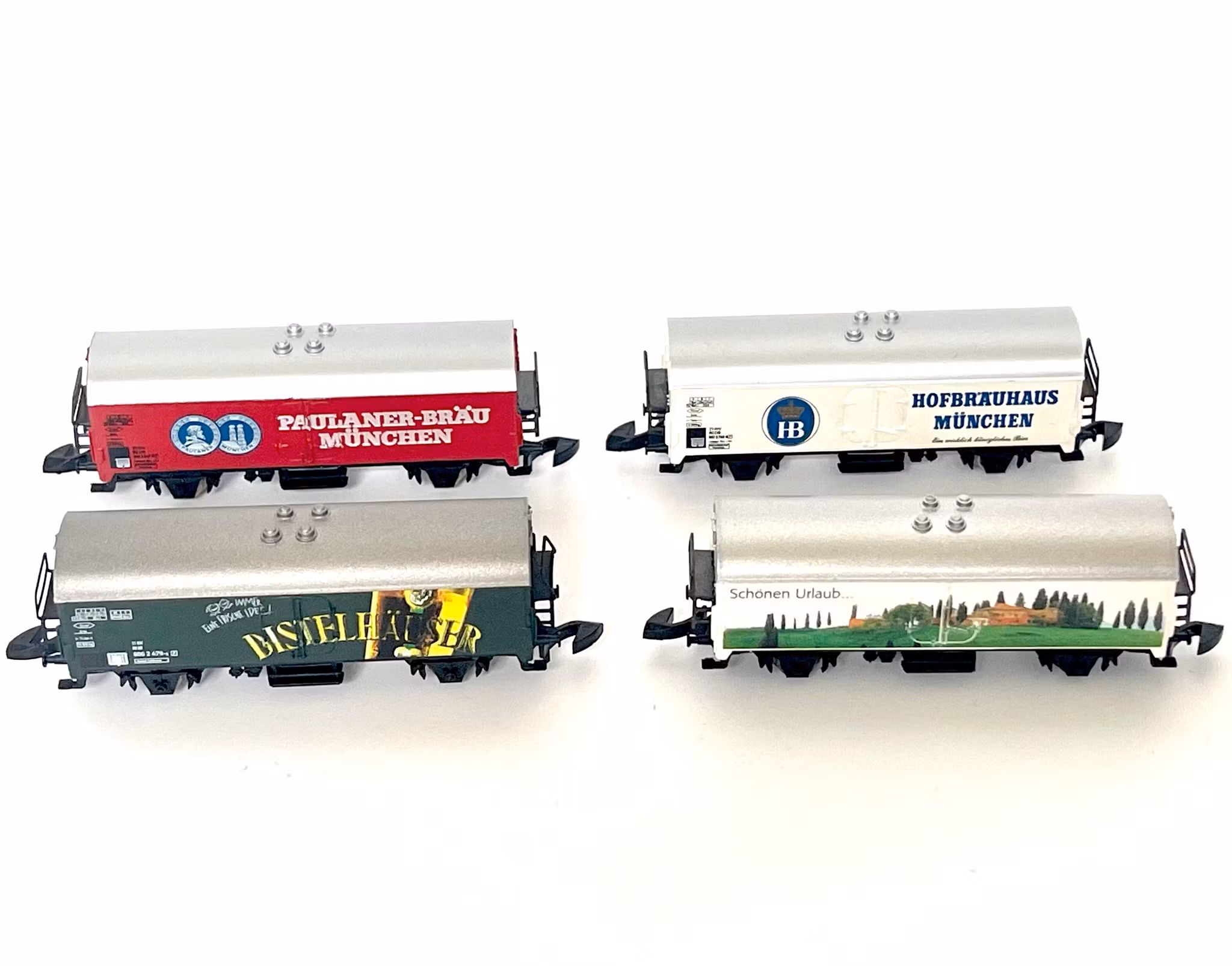 Märklin Z Mini-Club, 17 modelos de vagones de tren