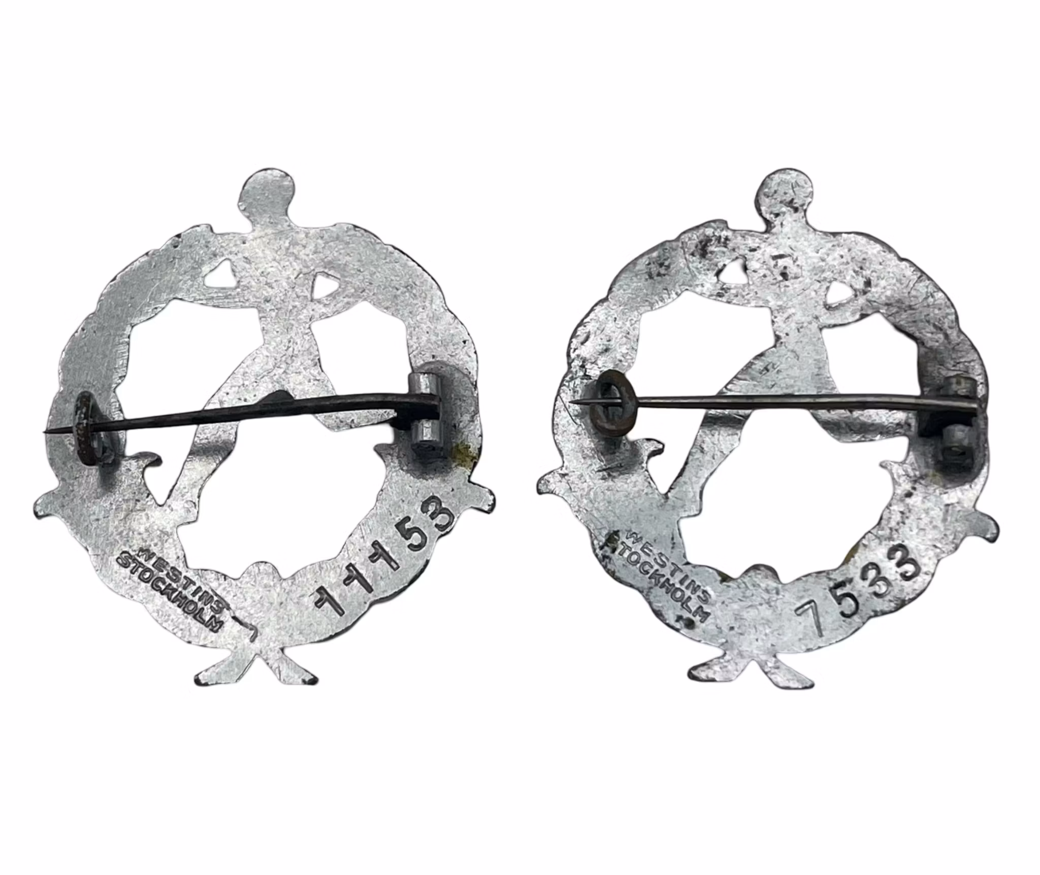 2 kpl, sotilaallinen juoksumerkki