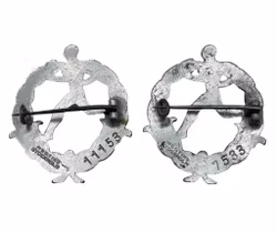 2 st, Militärt Löparmärke