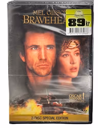 Mel Gibson, Corazón Valiente, DVD NUEVO