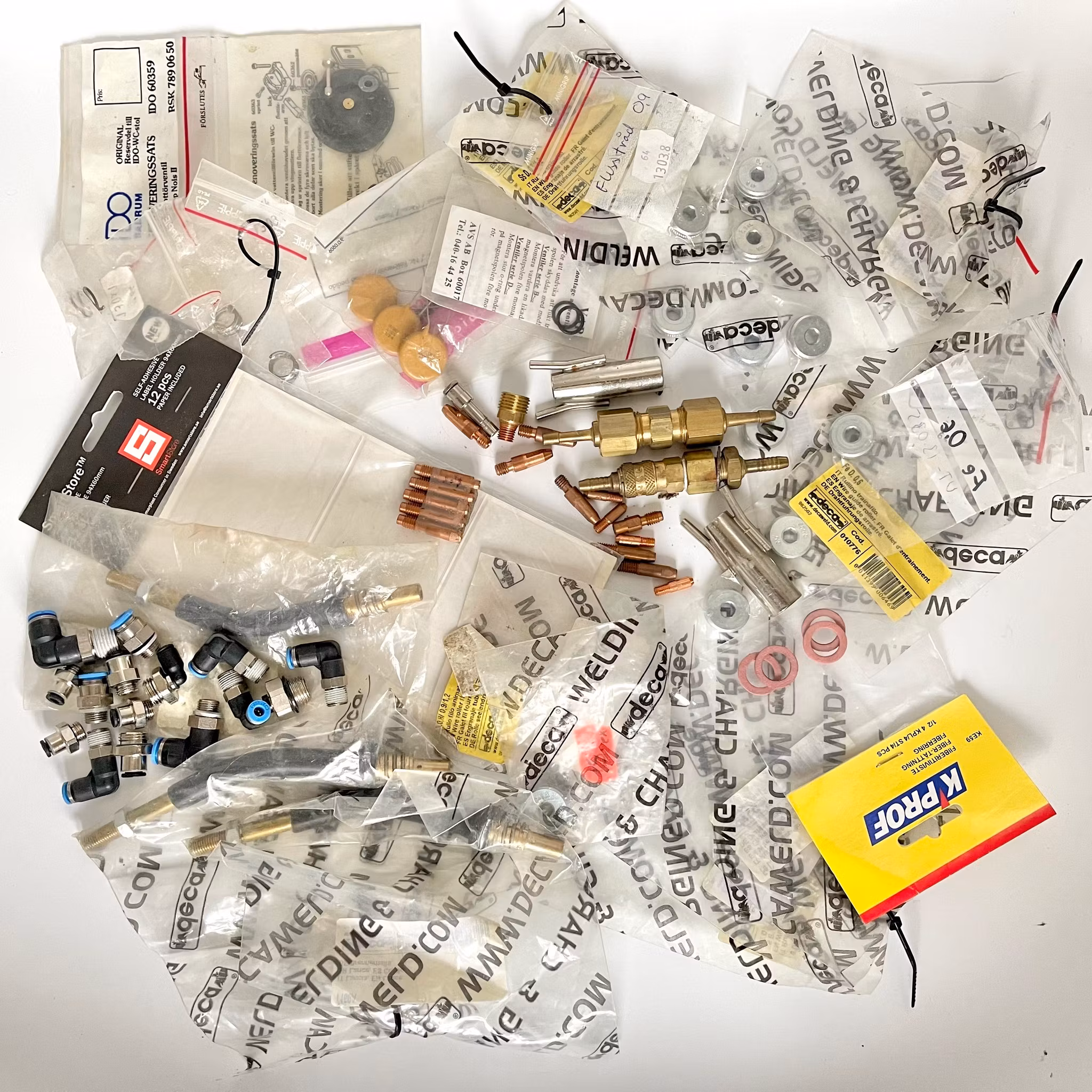 Welding accessory kits etc