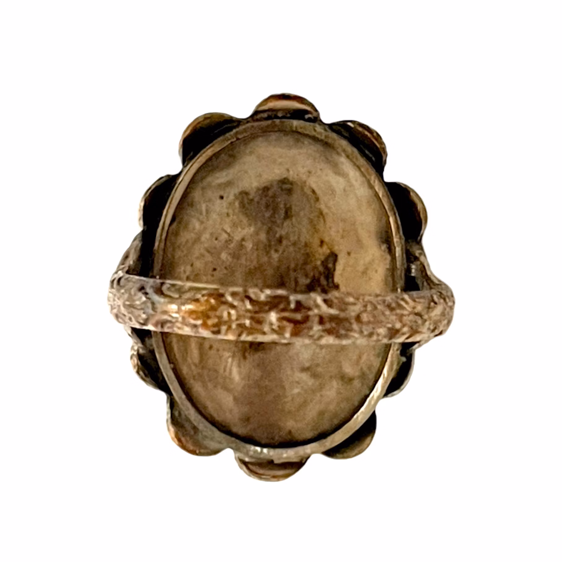 Antik korall silverring