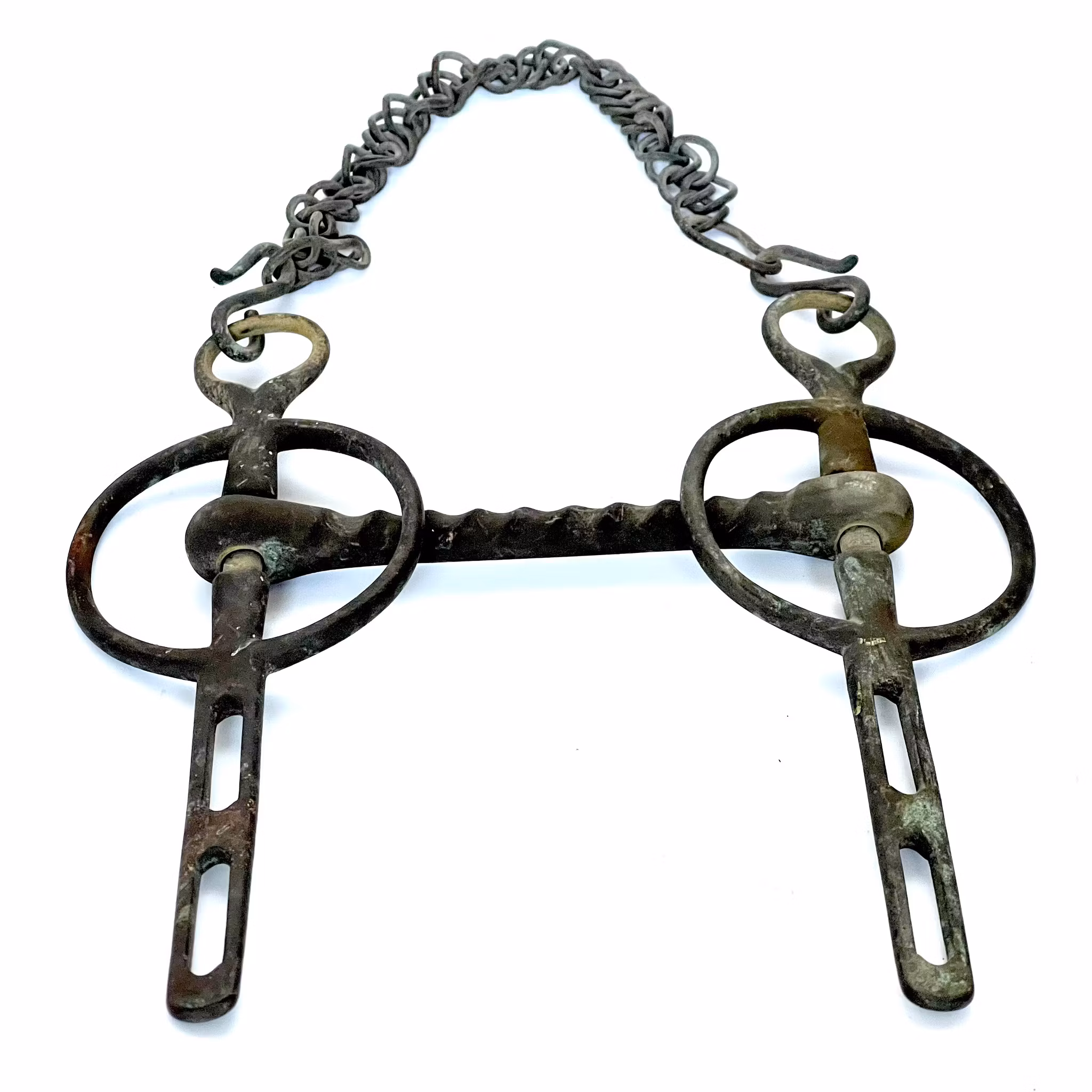 Antik Liverpool hestekørsel Rigid Bit, smedet