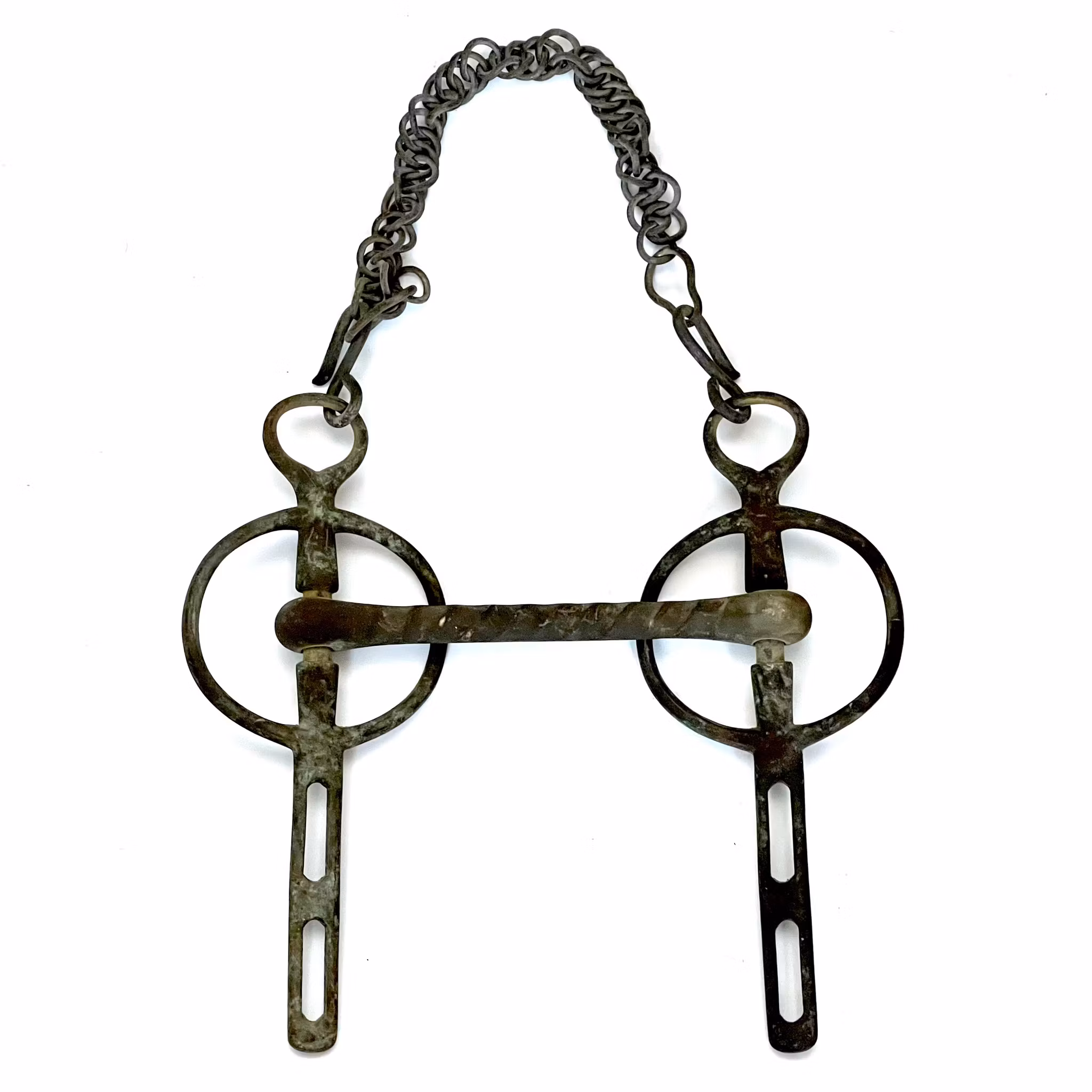 Antik Liverpool hestekørsel Rigid Bit, smedet