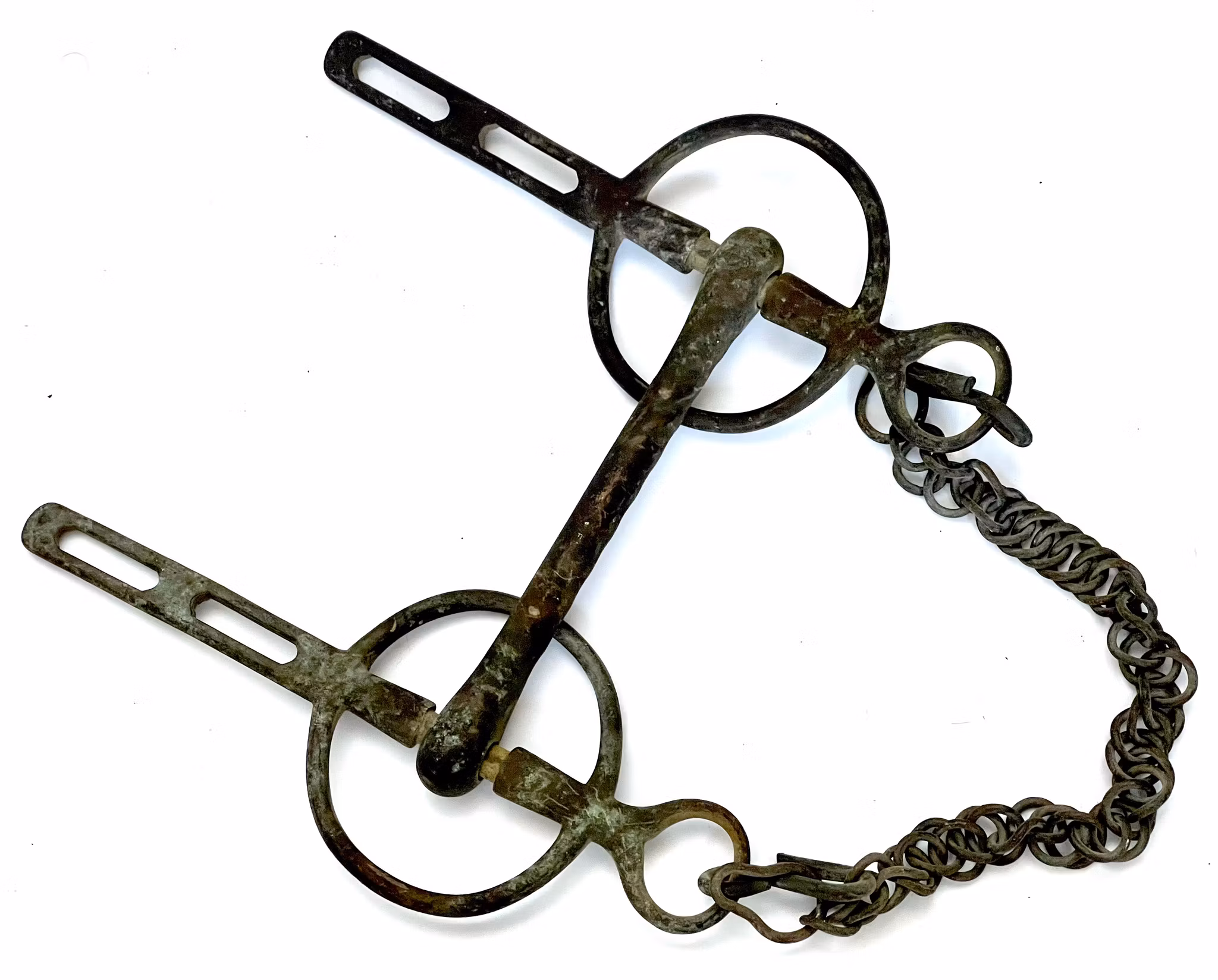 Antik Liverpool hestekørsel Rigid Bit, smedet