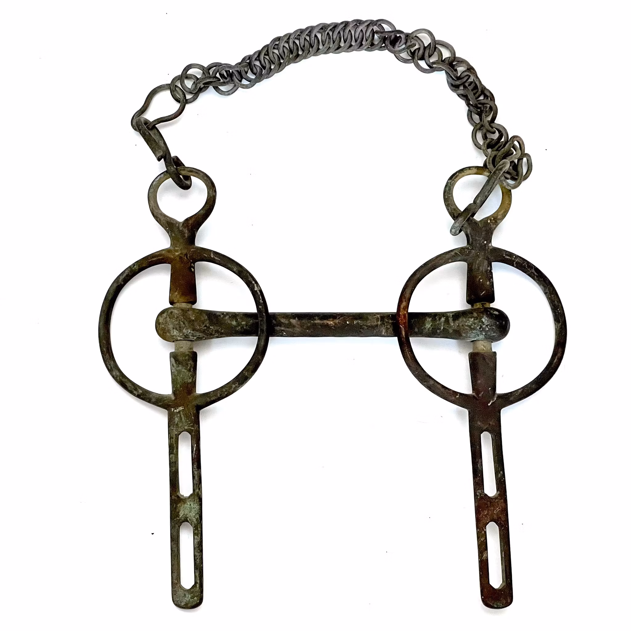 Antik Liverpool hestekørsel Rigid Bit, smedet