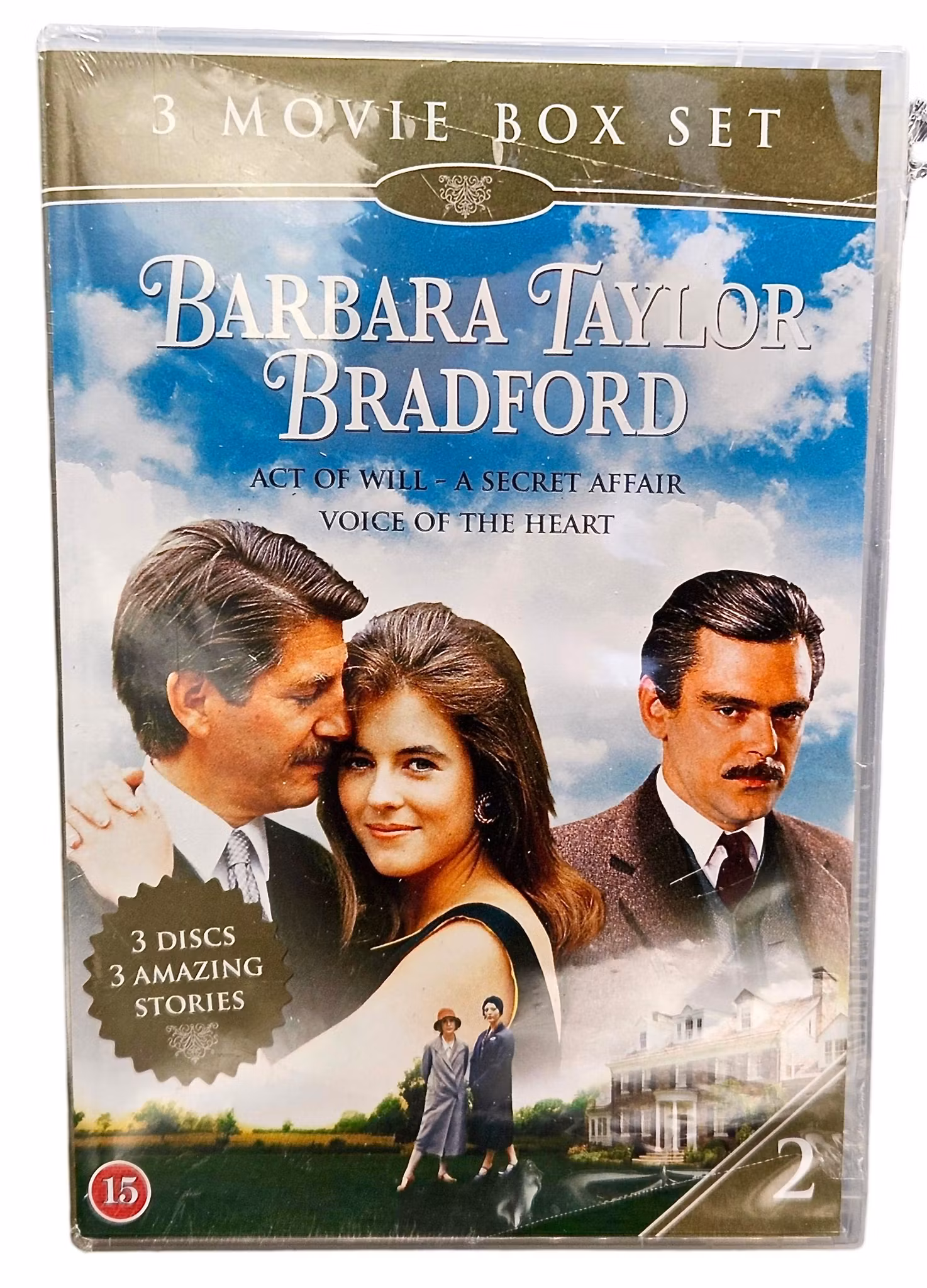 Barbara Taylor Bradford, coffret 3 films, DVD NOUVEAU