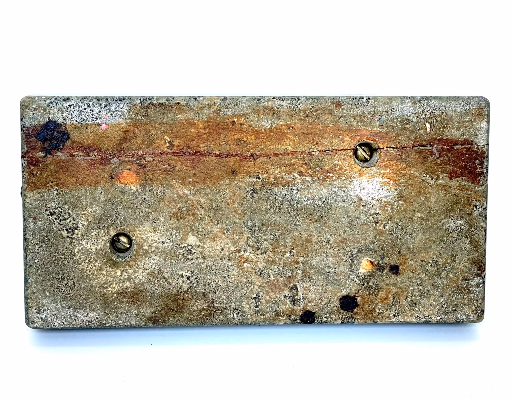 Häst Brons skulptur på marmorsockel, 1700-talet