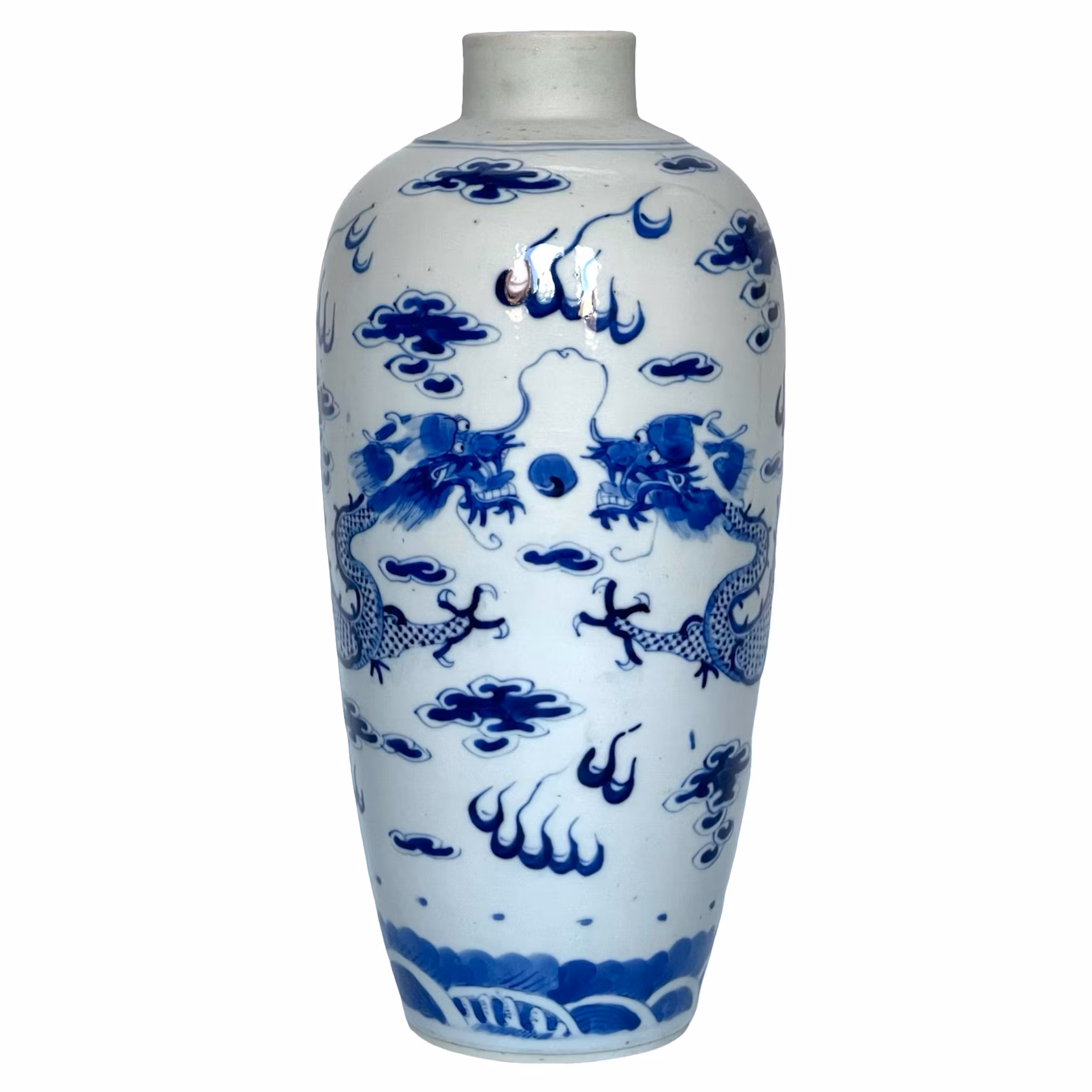 China, Qing dynasty (1644-1912) porcelain vase