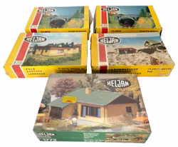 5 stk, Heljan HO 1772, B350, B216, 2x B102