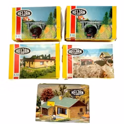 5 stk, Heljan HO 1772, B350, B216, 2x B102