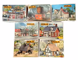 7 pezzi, POLA HO 510, 516, 517, 535, 538, 569, 817 Kit di costruzione per modellismo ferroviario