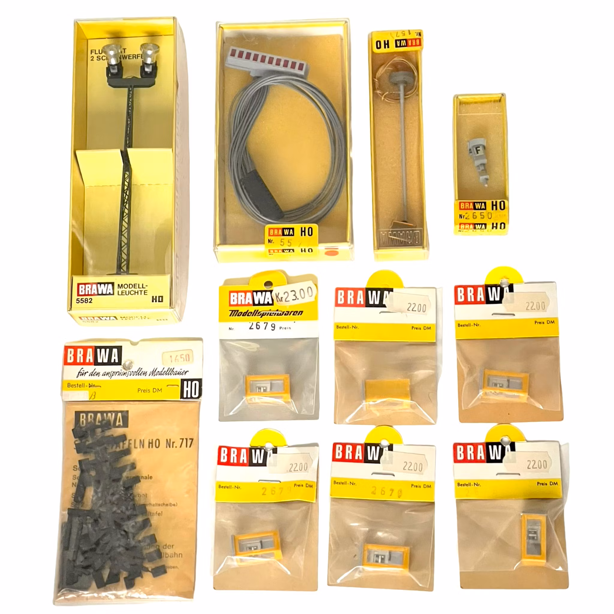 11 st, Brawa HO för modelljärnvägar