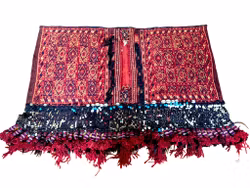 Antik orientalsk håndknyttet salveske