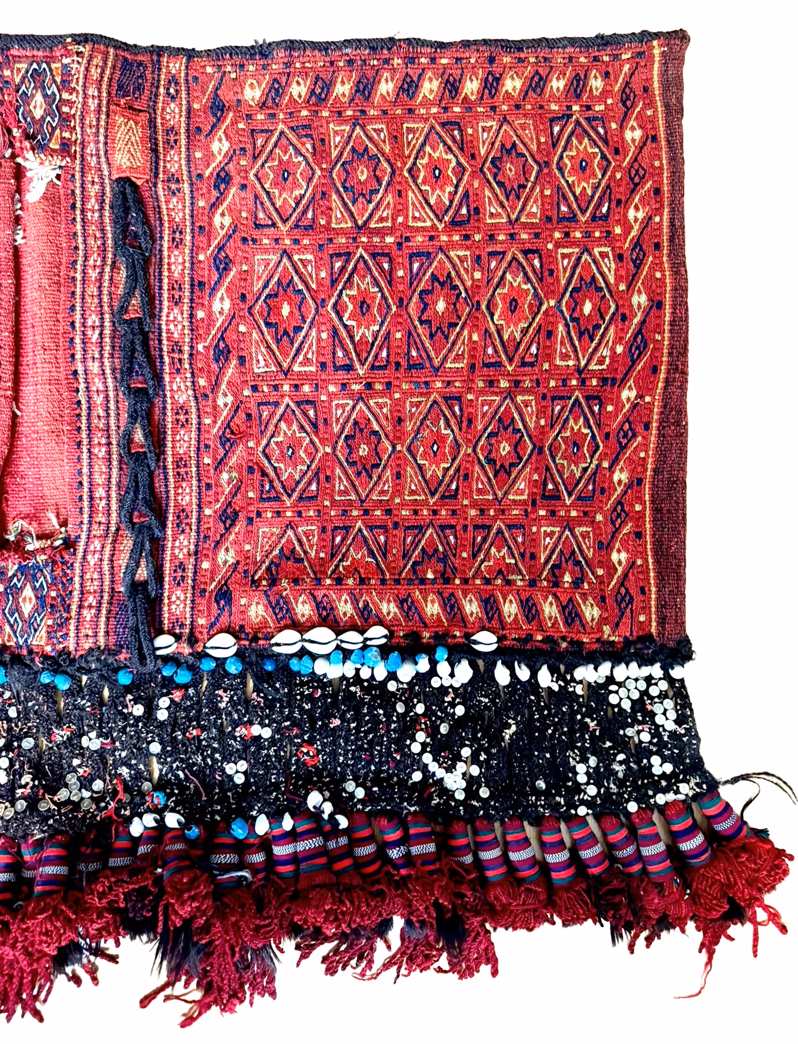 Borsa da sella antica orientale annodata a mano