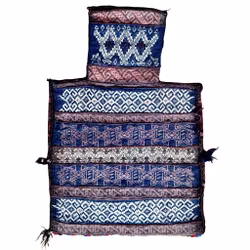 Sac à sel oriental antique noué à la main