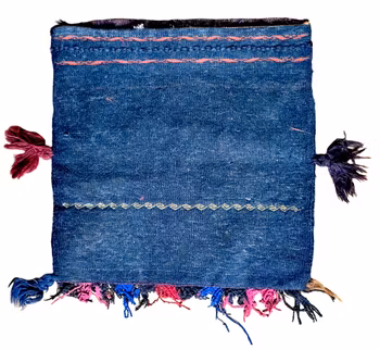 Antik orientalisk handknuten väska