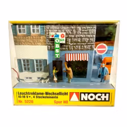 8 stuks, Noch spoor HO, Bouwpakket voor modelspoorbanen