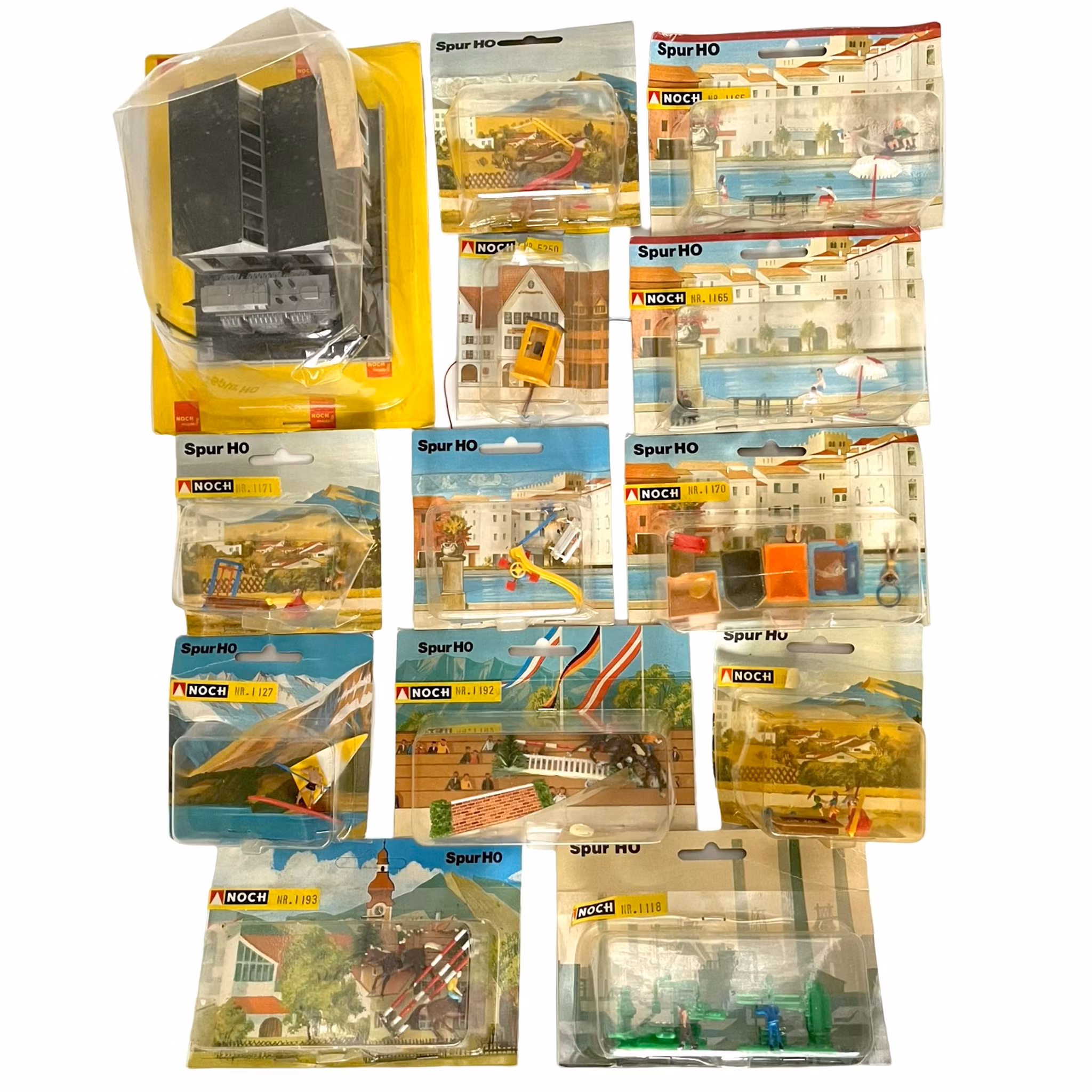 13 stk, Noch spore HO, til modeljernbaner
