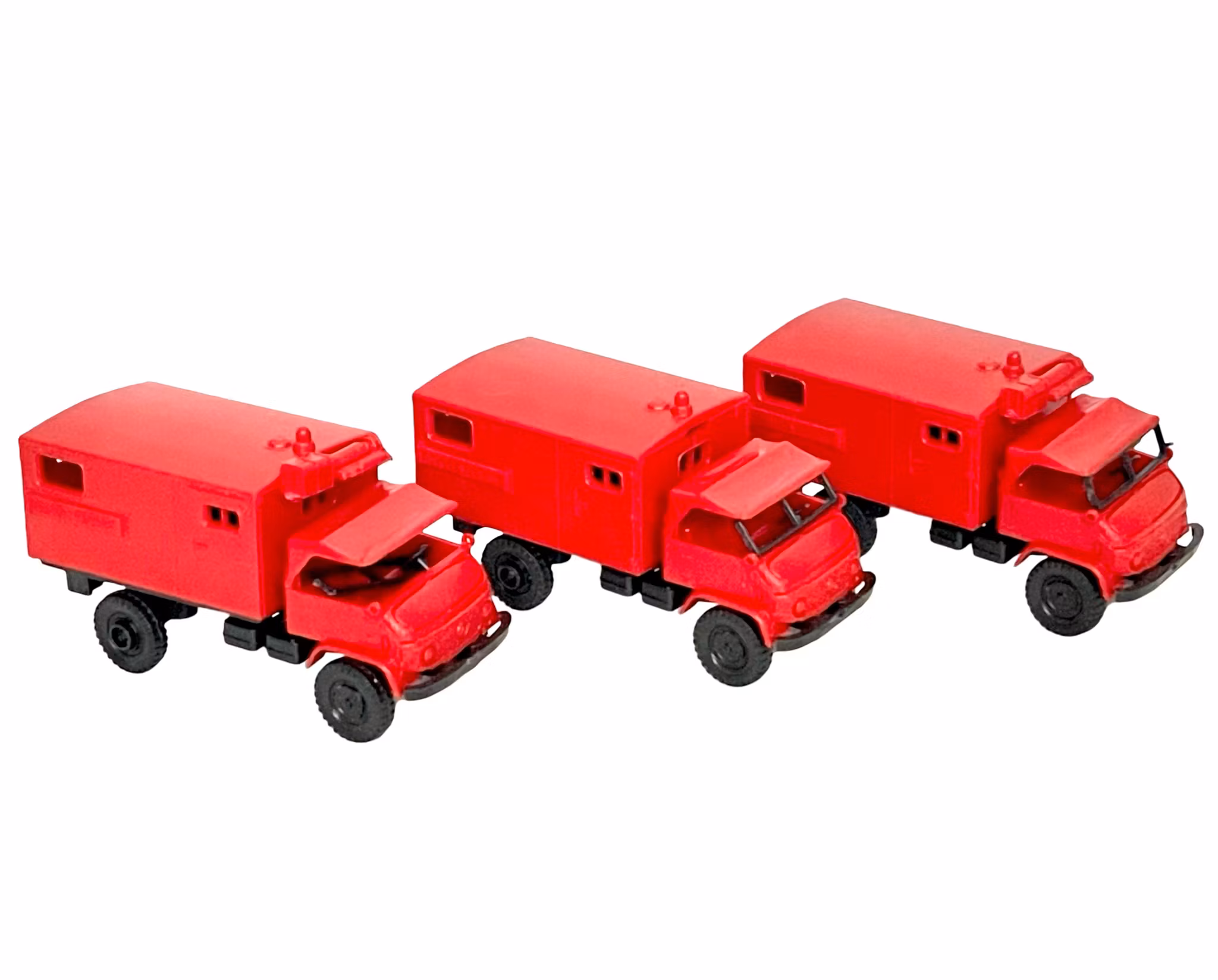 8 stk, Roco HO Lastebiler for modelljernbaner