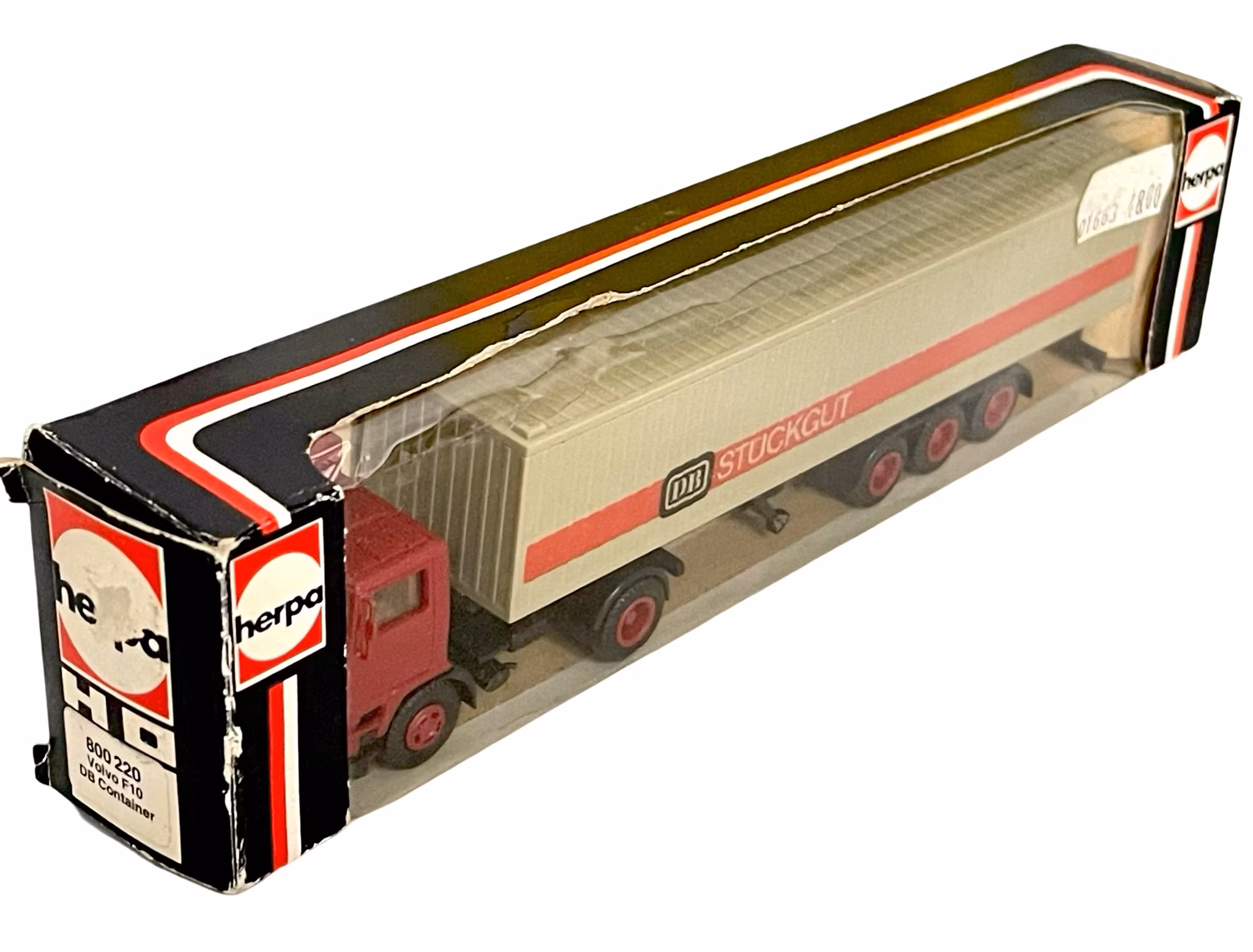10 stk, Herpa HO Lastebiler for modelljernbane