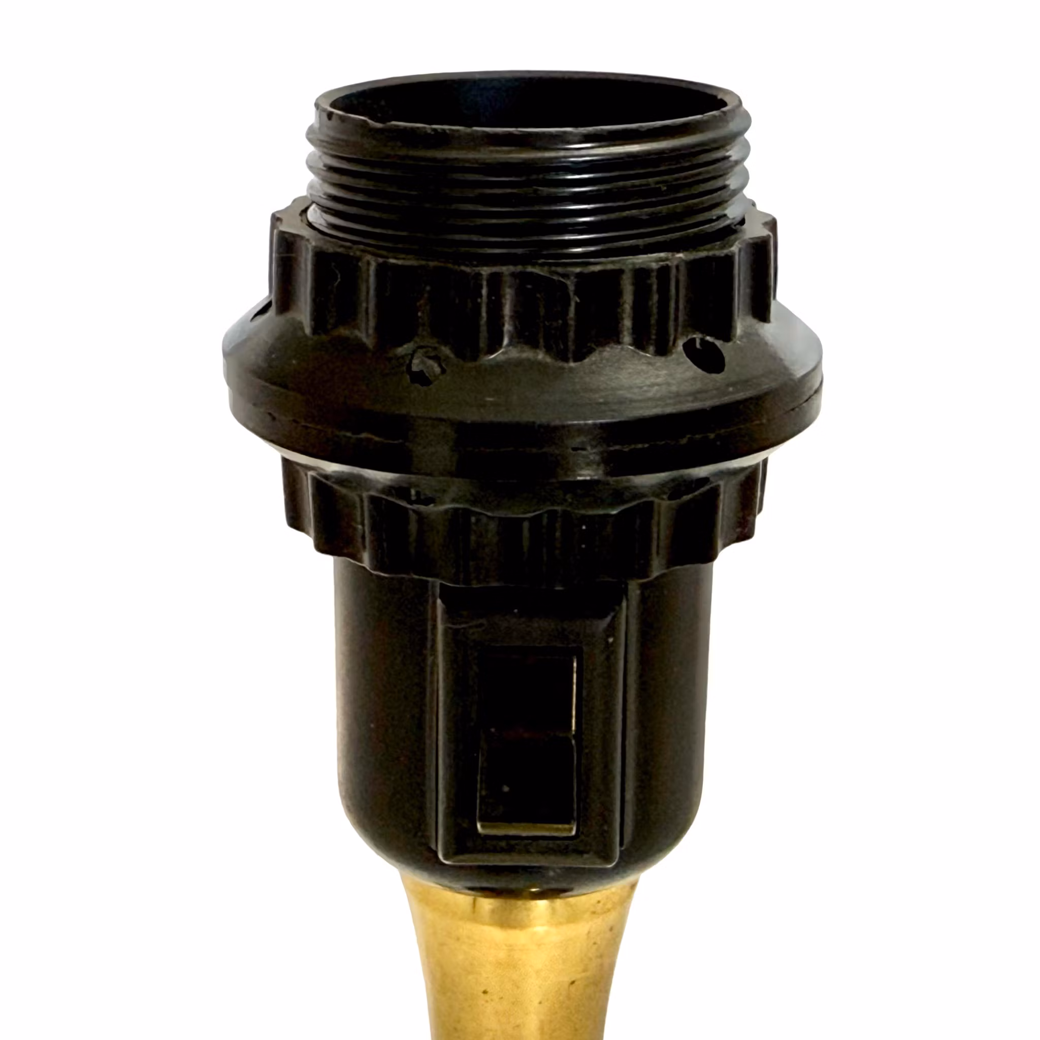 Tischlampe, Retro, Vintage, 60er/70er Jahre Kugellampe aus Messing, 48 cm