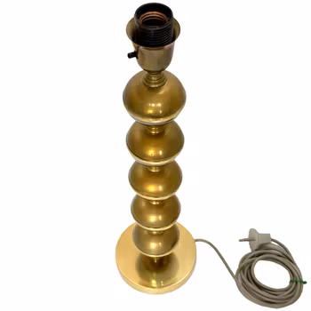 Boréns Belysning, Bordslampa, Retro, vintage, kullampa i mässing