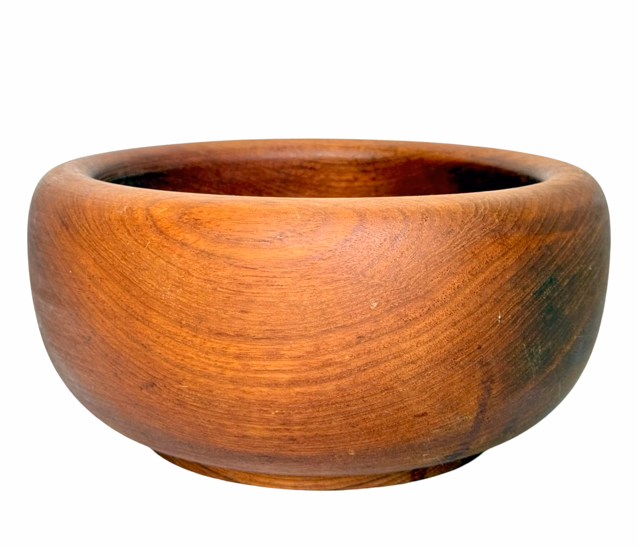 Vintage duża miska z drewna tekowego