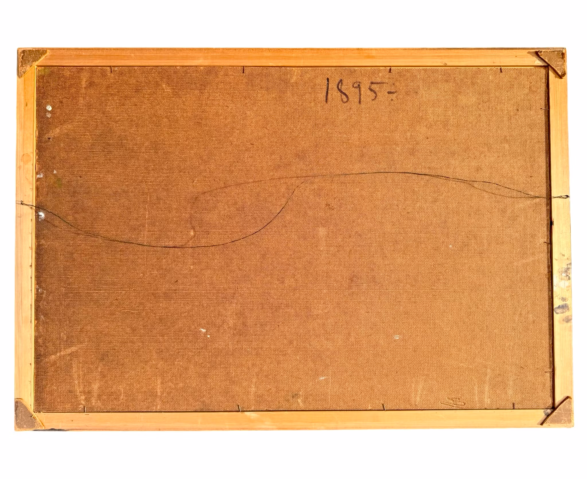 Karl Dahlqvist. Huskvarna, olja på pannå, signerad och daterad 1942