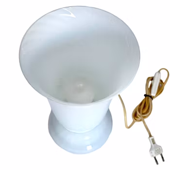 Paolo Venini, Swirl Murano Bordslampa av glas, Italien 1970-talet