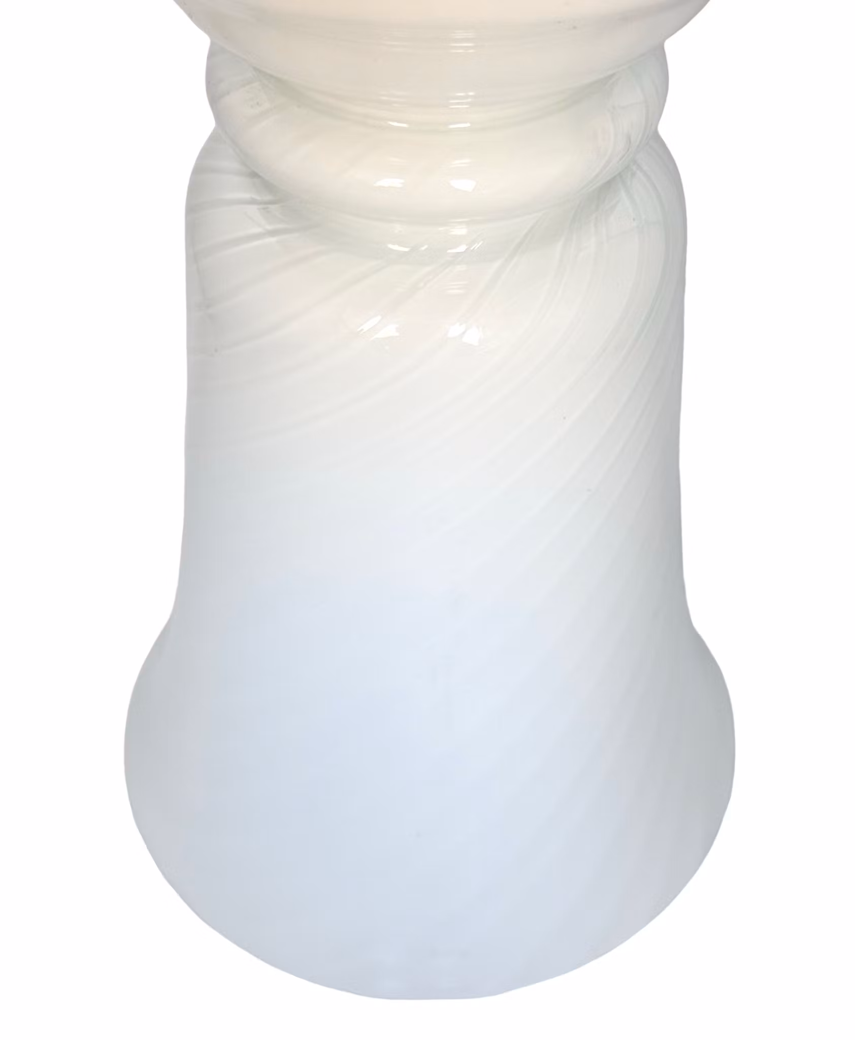 Paolo Venini, Swirl Murano Glass pöytävalaisin, Italia 1970-luku