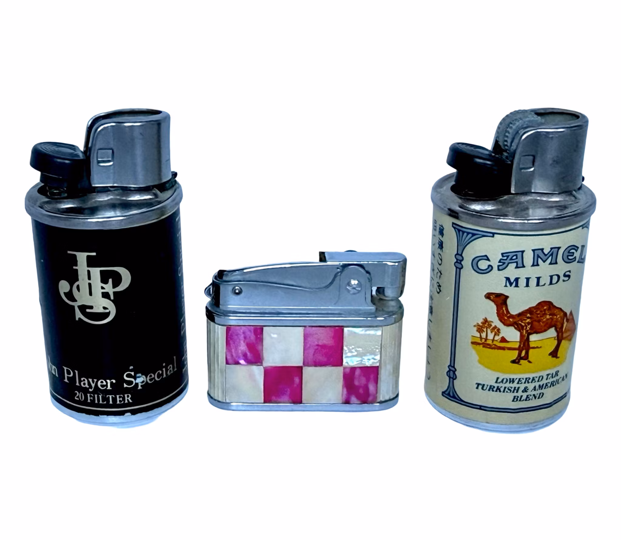 Vintage Small Pigeon & Camel & John Player, specjalna zapalniczka