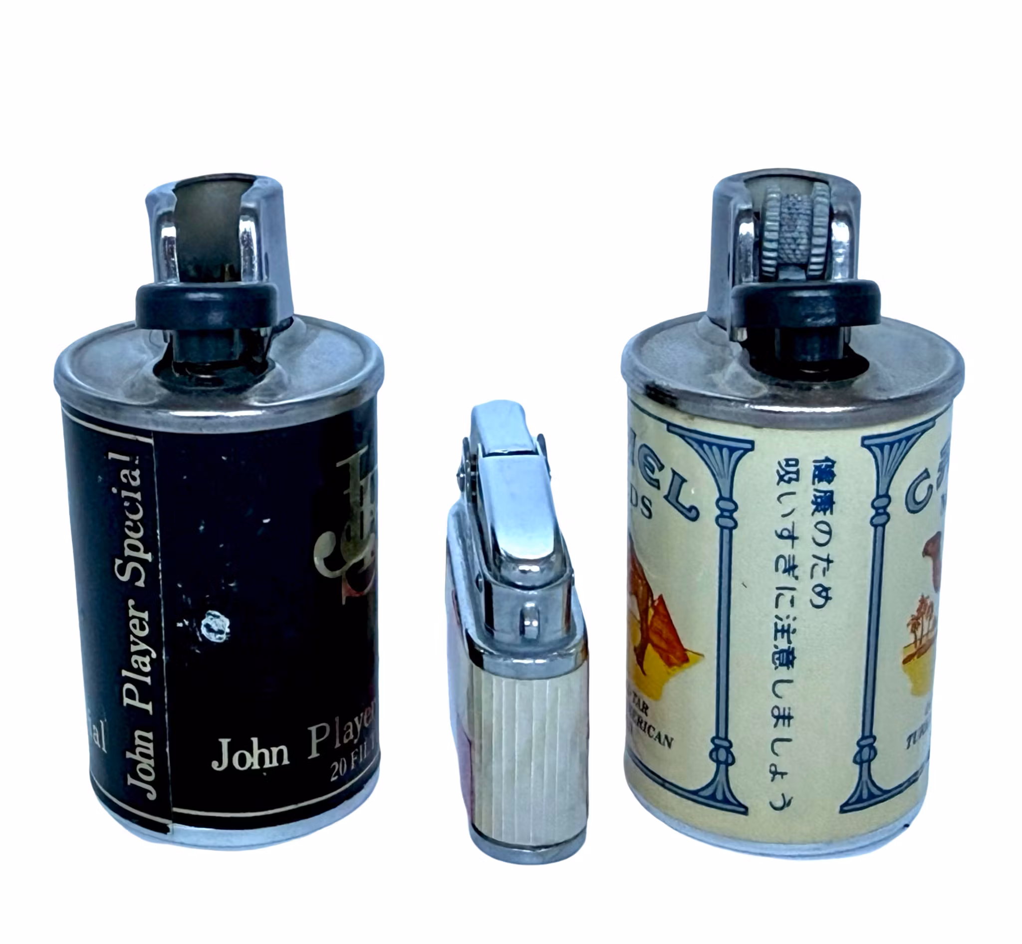 Vintage Small Pigeon & Camel & John Player, specjalna zapalniczka