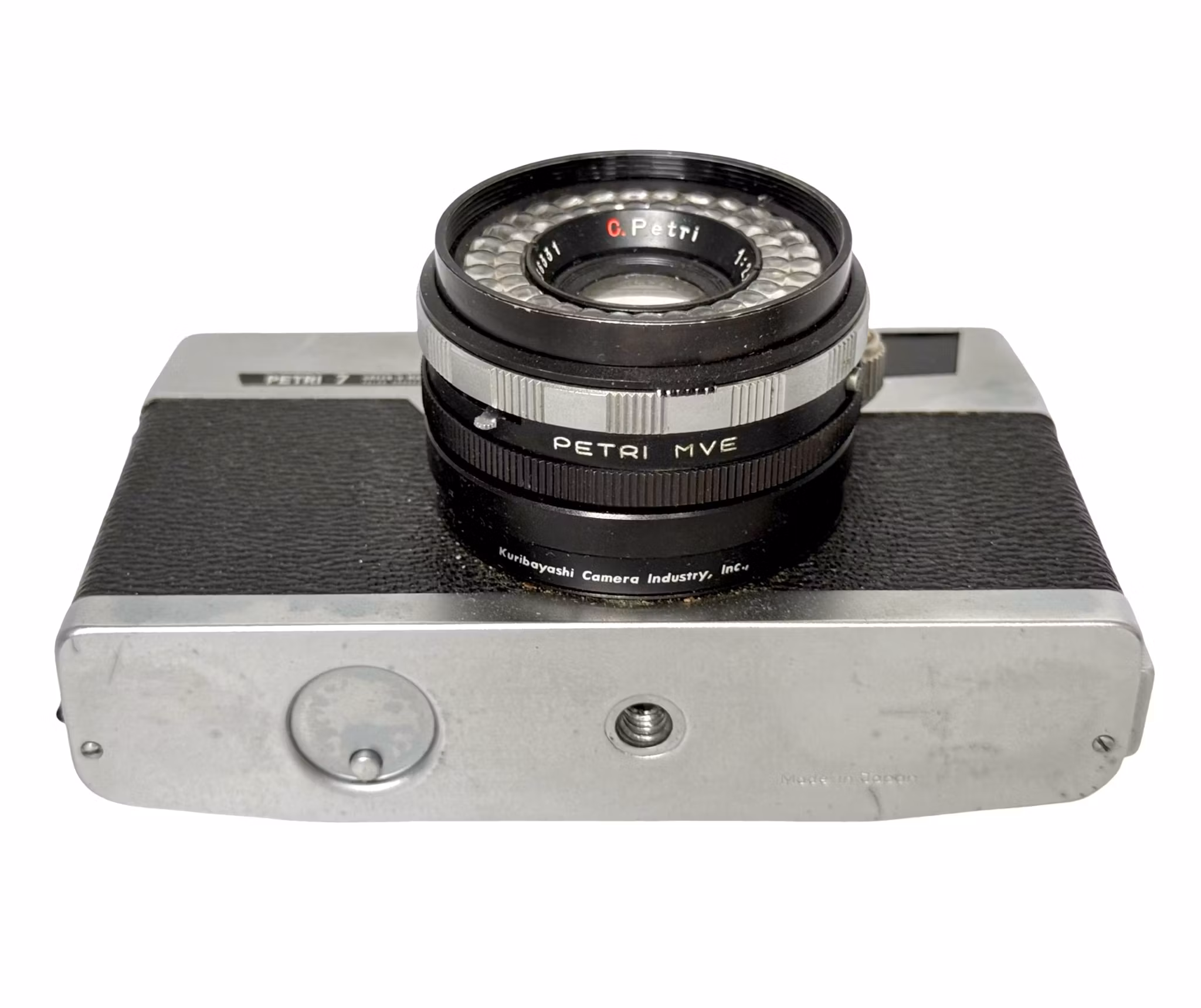 Petri 7 Green-O-Matic -järjestelmäkamera lisävarusteineen