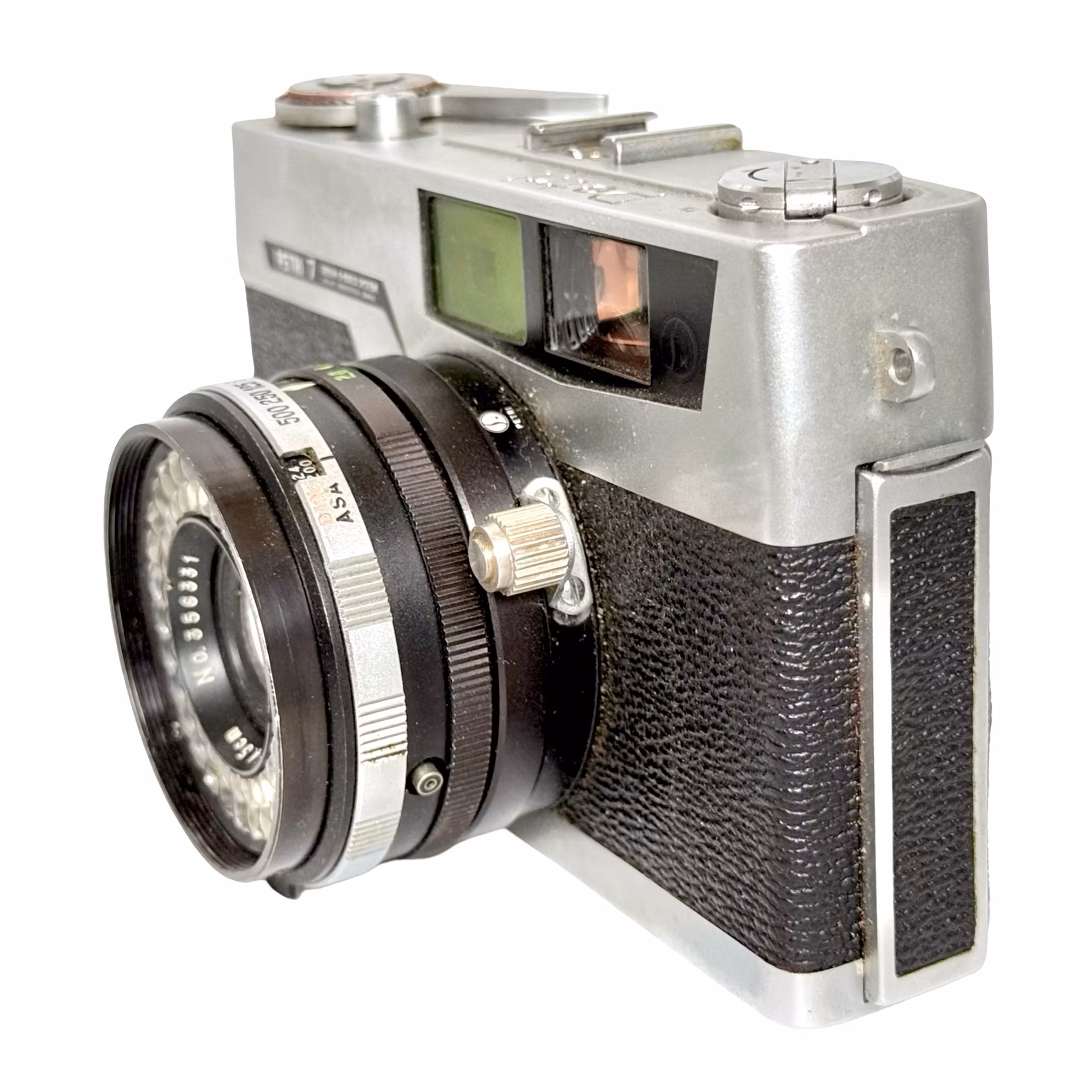 Petri 7 Green-O-Matic -järjestelmäkamera lisävarusteineen