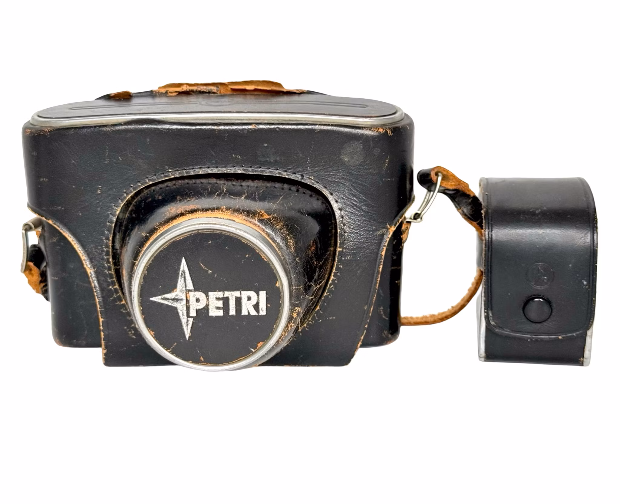 Petri 7 Green-O-Matic -järjestelmäkamera lisävarusteineen