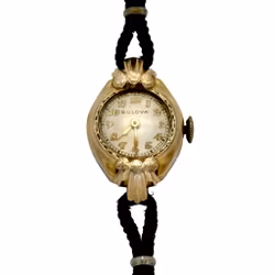 Vintage Bulova 17 juveler, 6AH Mekanisk dam armbandsur